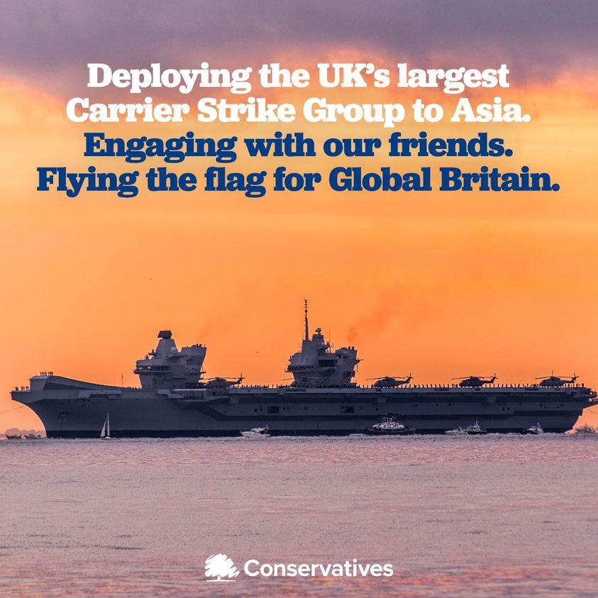 Deploying The UK's Largest Carrier Strike Group To Asia | Richard Fuller MP